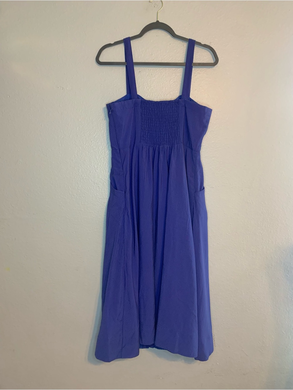 Anthropologie Maeve Women’s Blue Rosemary Euro Summer Midi Dress. Size 12 - Picture 5 of 14